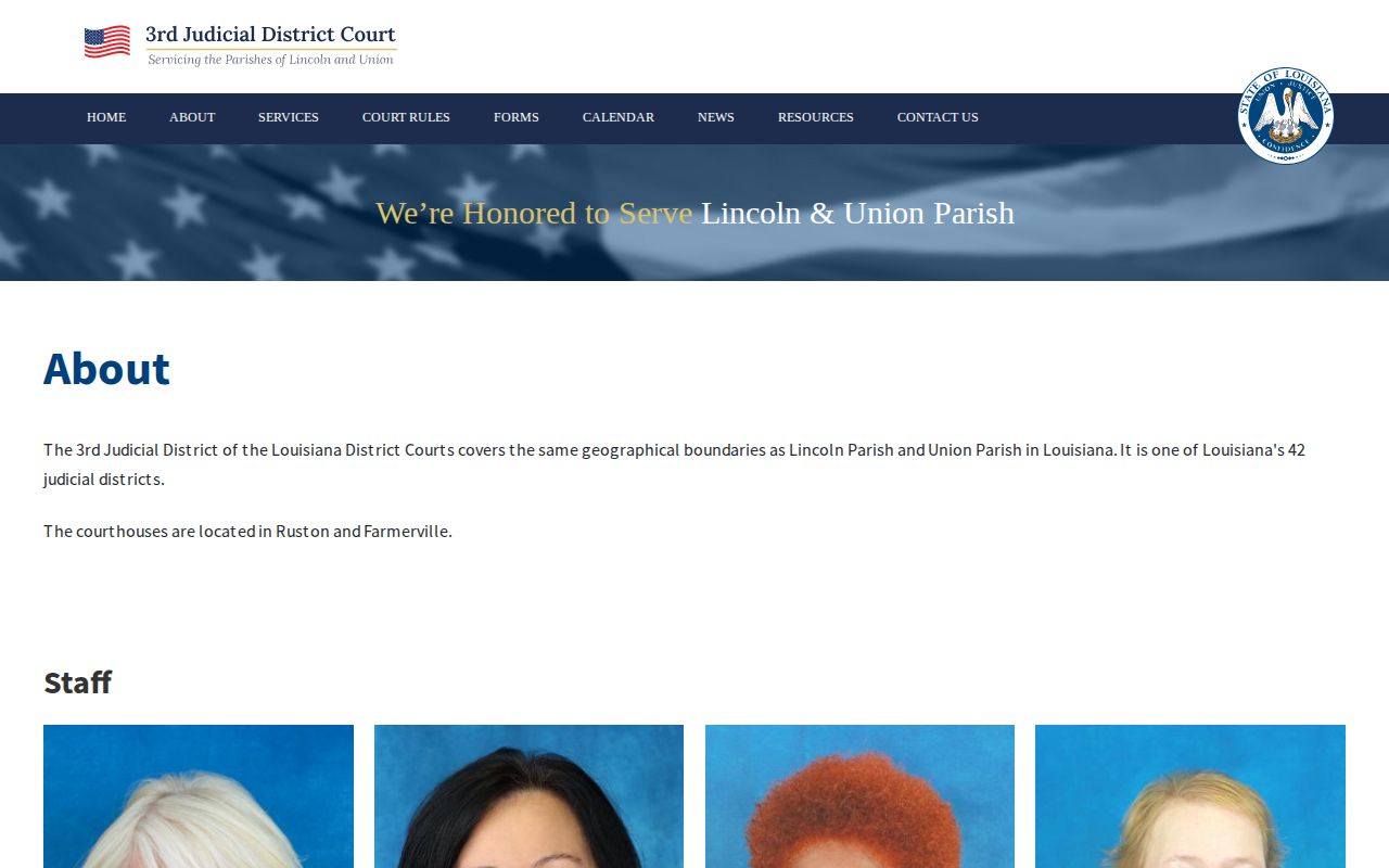 Union Parish warrant records research: Third Judicial District Court geography and Union Parish contacts