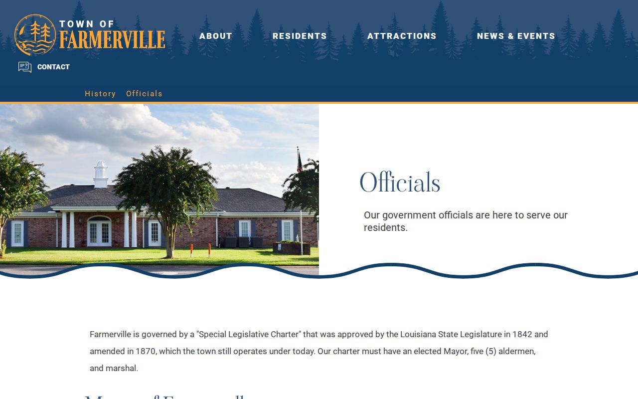 Union Parish warrant records: Farmerville marshal, police chief, and Mayor's Court magistrate listing